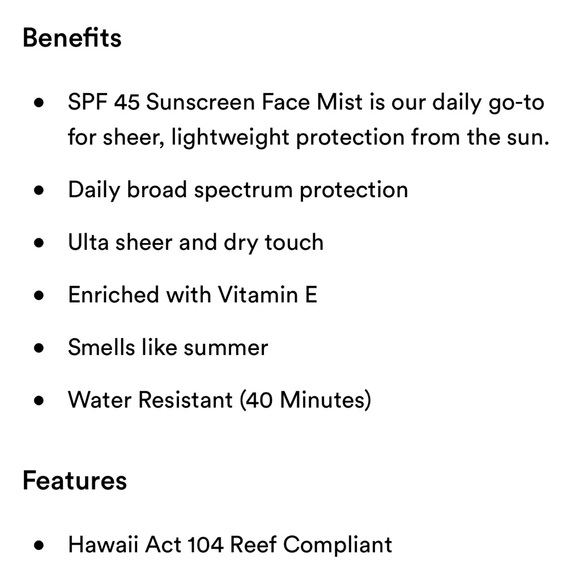$5❤️‍🔥 Sun Bum Original SPF45 Face Mist Mini ☀️ NEW - Picture 4 of 5
